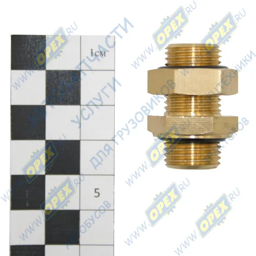INF.11.M16M16F10 Фитинг (штуцер) прямой; Рнаруж=М16х1,5/М16х1,5/ Рвнутр=М10х1,5 проходн. Startec1