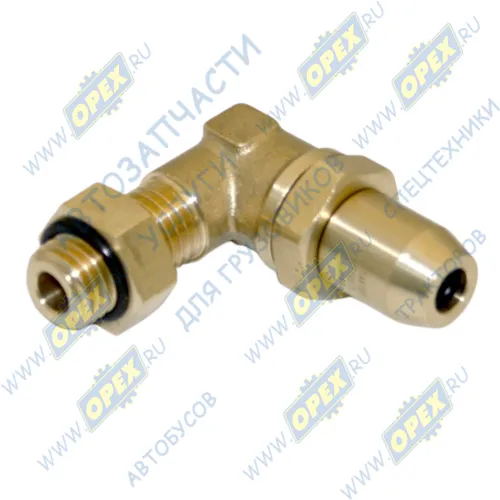 INF.11.1206L Фитинг (угольник); Рнаруж=М12х1,5/ трубка ф6мм; (цанга) Startec