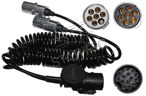 INF10171 Кабель прицепа, штекер пласти Тип S/N (белый) (черный), 15 пинов DAF/IVECO/KÖGEL/MB/SCANIA/UNIVERSAL SCANIA L- (2011-2020); 0005454084 Startec