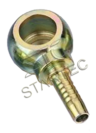 INF.31.M14D8 Фитинг Штуцер (ушко-ёлочка) под топливный болт M14x1,5 D8 мм Startec
