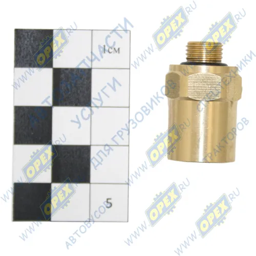 INF.21.1010 Фитинг (штуцер) прямой; Рнаруж=М10х1/ трубка ф10х1,0мм; (цанга) латунь Startec1