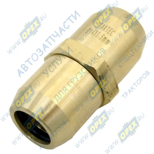 INF.11.14 Фитинг (штуцер) прямой; трубка ф14/ф14мм (цанга); латунь Startec