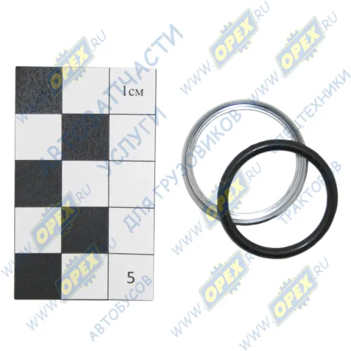 INF.11.RM22 Кольцо ф22х27х2,5 с выточкой, нажимное+уплотнительное кольцо; (металл) Startec