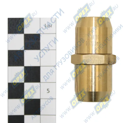 INF.11.14 Фитинг (штуцер) прямой; трубка ф14/ф14мм (цанга); латунь Startec1