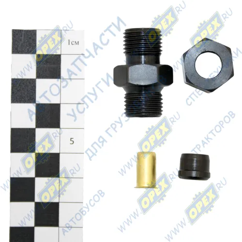 INF.11.GI1610 Фитинг (штуцер) прямой; Рнаруж=М16х1,5/ трубка ф10х1,0мм; (гайка) Startec1