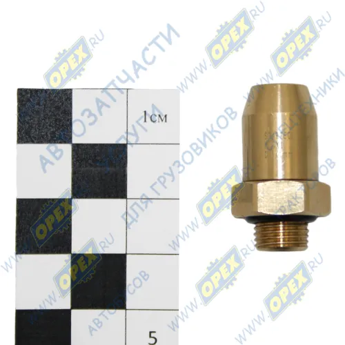 INF.11.1006 Фитинг (штуцер) прямой; Рнаруж=М10х1/ трубка ф6х1,0мм (цанга) SCANIA F-, K-, N Bus (2004-2021); латунь Startec1