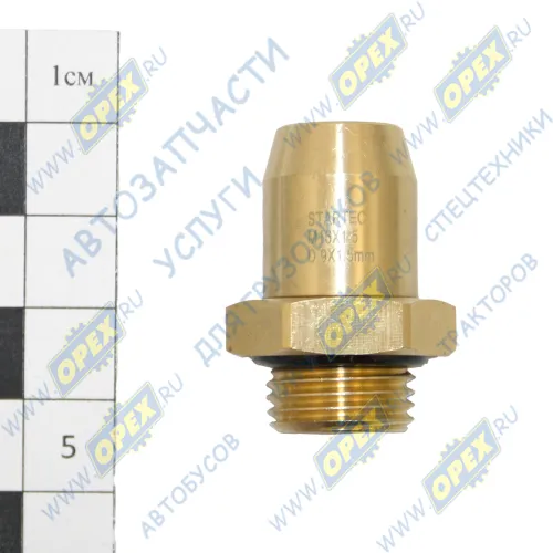 INF.11.1609 Фитинг (штуцер) прямой; Рнаруж=M16х1,5/ трубка ф9х1,0 мм Startec1