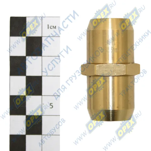 INF.11.15 Фитинг (штуцер) прямой; трубка ф15/ф15мм (цанга); латунь Startec1