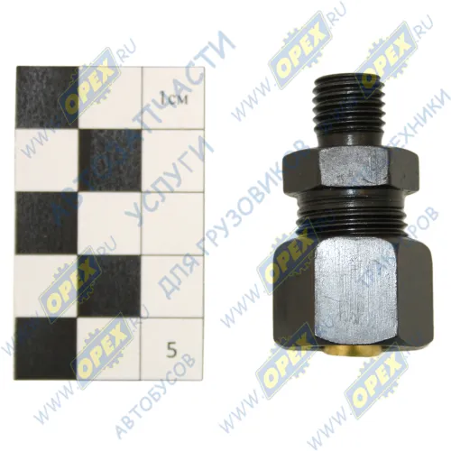 inf11gi1212 Фитинг (штуцер) прямой; Рнаруж=М12х1,5/ трубка ф12х1,5мм; (гайка) Startec2