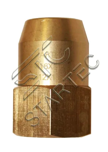 INF.11.F2210 Фитинг (штуцер) прямой; Рвнутр=М22х1,5/ трубка ф10х1,0мм; D=10x1 Startec