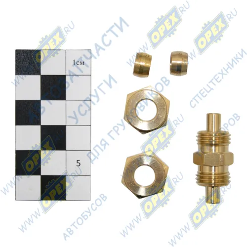 INF.11.CUC08 Фитинг (штуцер) прямой; трубка ф8/ф8мм (гайка) разборный Startec2