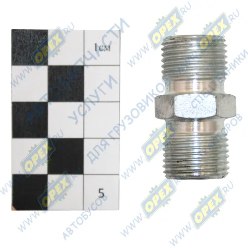 INF.11.M18M18 Фитинг (штуцер) прямой; Рнаруж=М18х1,5/М18х1,5 К=19 L=38; L=30 К=22 Startec1