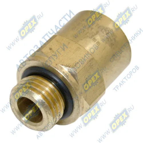 INF.21.1412 Фитинг (штуцер) прямой; Рнаруж=М14х1,5/ трубка ф12х1,5мм; (цанга) латунь Startec