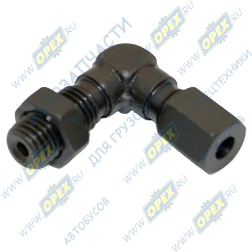 INF.11.GL1206 Фитинг (угольник); Рнаруж=М12х1,5/ трубка ф6мм; (гайка) Startec