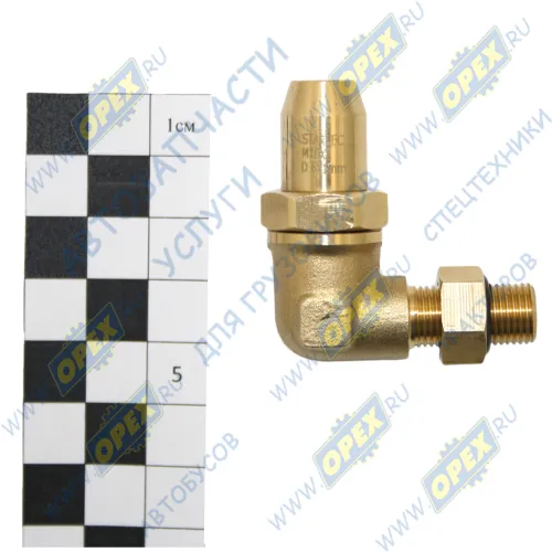 INF.11.1006L Фитинг (угольник); Рнаруж=М10х1/ трубка ф6х1,0мм; (цанга) Startec1