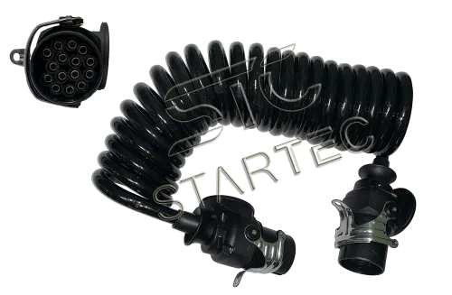 INF09735 Кабель электрический 15 полюсов 24V; ISO12098 UNIVERSAL (1970-2020), VOLVO FH12 (1993-2020) UNIVERSAL (1970-2020); 20367454, 4.5 м Startec