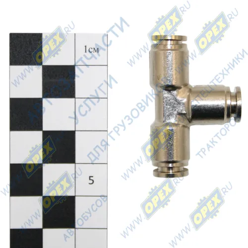 INF.11.MPUT06 Фитинг (тройник) Т-образный; трубка ф6/ф6/ф6мм; металл Startec1