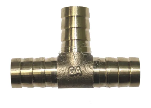 INF1110X8T Фитинг (тройник) Т-образный; шлангов ф8/ф8/ф8мм; (сталь) елочка Startec