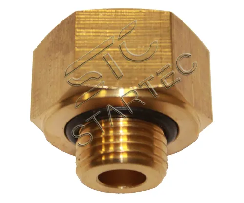 INF.11.M12/F22 Фитинг (штуцер) прямой; Рнаруж=М12х1,5/Рвнутр=М22х1,5 Startec