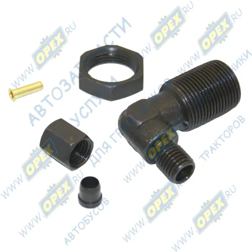 INF.11.GL2206 Фитинг (угольник); Рнаруж=М22х1,5/ трубка ф6х1мм; разборный, сталь Startec