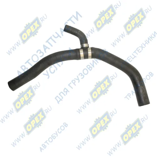 81-10036-SX Шланг (патрубок) двойной, кривой (1 изг.) ф18х25 L=130/кривой (4 изг.) ф28х36/ф32х40 L=600 (тройник) радиатора MB SK/MK/NG Series BM 625, BM MB MK (19 Stellox1
