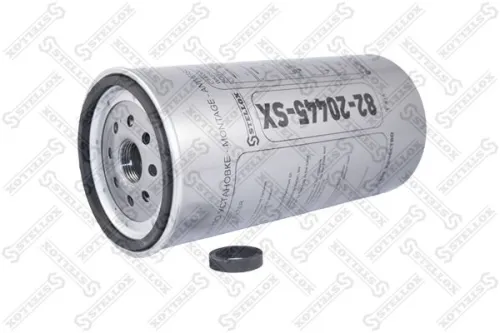 82-20445-SX Фильтр топливный A=107 F=3 H=217 G=1-14 UNS SCANIA P/G/R/T MB Actros MP2/MP3 (2002-2020), RVI C (2013-2020), SCANIA P- (2013-2020), VOLVO LCV (1970-20; WK 1080/6 x ф107 F3 3/4-10 UNS G1-14 UNS H=217 Stellox