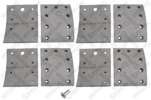 85-00914-SX Накладки тормозные (комплект) 410х143; STD (64 отв.: 8х15 / 93058) MB Axor 2 (2004-2021) Stellox