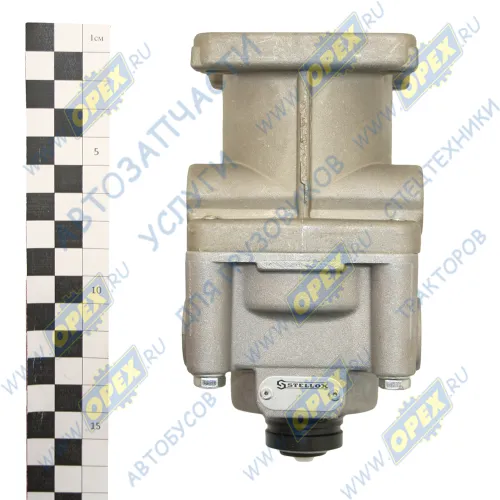 85-19872-SX Кран главный тормозной Макс. рабочее давление: 10 bar Номинальный диаметр: 10 Опережение: 0.3 bar Выхлоп: Штуцер Вх DAF LCV (1970-2020), IVECO LCV (19 Stellox2