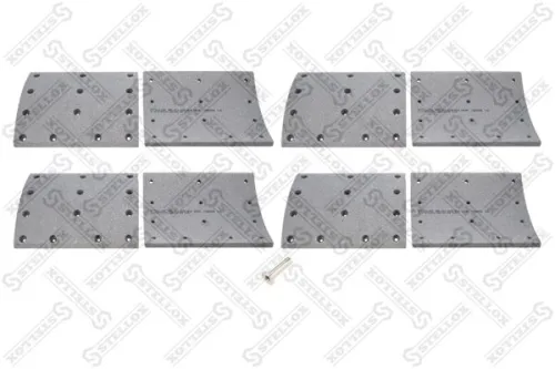 85-01105-SX Накладки тормозные (комплект) 410х223; 1-й РЕМ. (112 отв.: 6.35х15.9 - L10 / 93685) VOLVO FH (2005-2021) Stellox