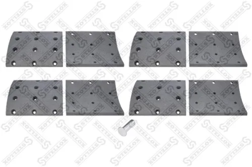 85-01064-SX Накладки тормозные (комплект) 410х220; 1-й РЕМ. (96 отв.: 10х18 / 93067) Stellox