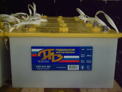 215 17 Аккумулятор (АКБ) 425х175х240; 4-прямая полярность [+/-];6V-215Ah; 1150A Sznajder