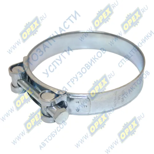 W1-104-112-S Хомут силовой ф104-112; 104-112 мм  (оцинк) Technik