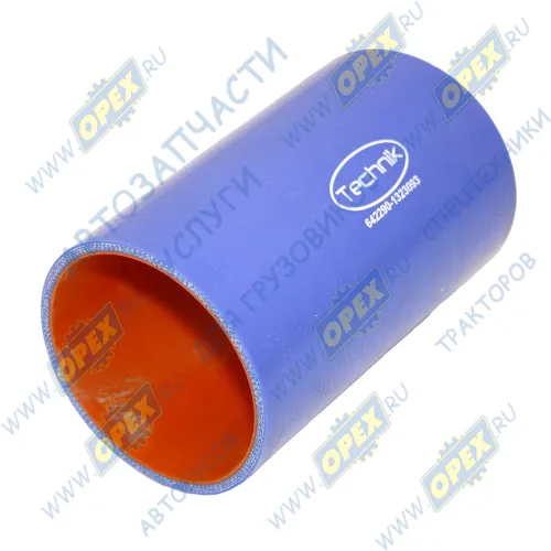 642290-1323093 Шланг (патрубок) ф90х100 L=150 охладителя наддувочн.воздуха верхн ЕВРО; (силикон) Technik