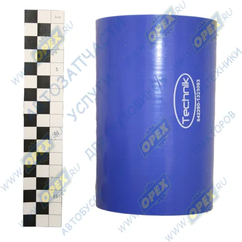 642290-1323093 Шланг (патрубок) ф90х100 L=150 охладителя наддувочн.воздуха верхн ЕВРО; (силикон) Technik1