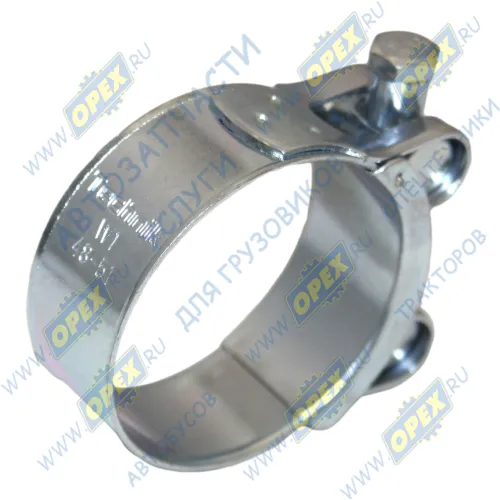 W1-48-51-S Хомут силовой ф48-51; 48-51 мм (оцинк) Technik