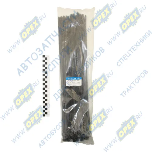 SK 7.6*500 (100) B Хомут-стяжка ПВХ разрыв 55кг.; (100шт) черная Technik