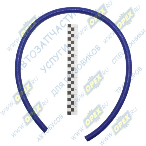 ШО-10/20 Шланг ШО (патрубок) ф10 (1метр) силикон (антифриз,тосол,воздух,вода); синий (армированный 2 нити) Technik1