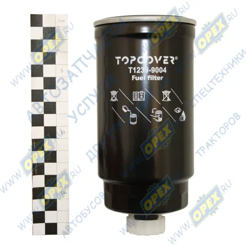 T1239-9004 Фильтр топливный H195 D93 M16x1.5 со слив.\ Howo TOPCOVER1