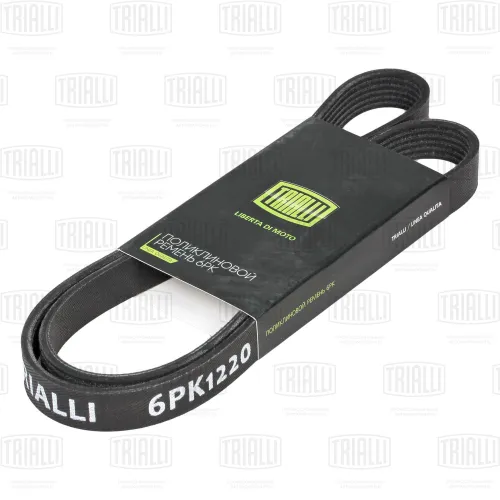 6PK1220 Ремень поликлиновой 6РК1220 IVECO Daily 2006, FORD Scorpio/Sierra 2.0i 89-94 CHEVROLET / CITROEN / FIAT / FORD / IVECO / PEUGEOT / RENAULT / TOYOTA /; 1220 Trialli