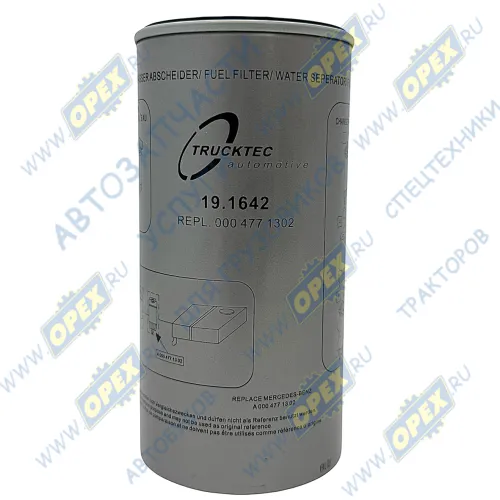 01.38.042 Фильтр топливный сепаратор A=108  F=3 3/4-10 UNS-1B, G 1-14 UNS, H=216 MB Actros I (950.003-954.532) 96-03, Actros I MP2+MP3 03-, Atego I MAN Bus (197; WK 1080/7 x Trucktec