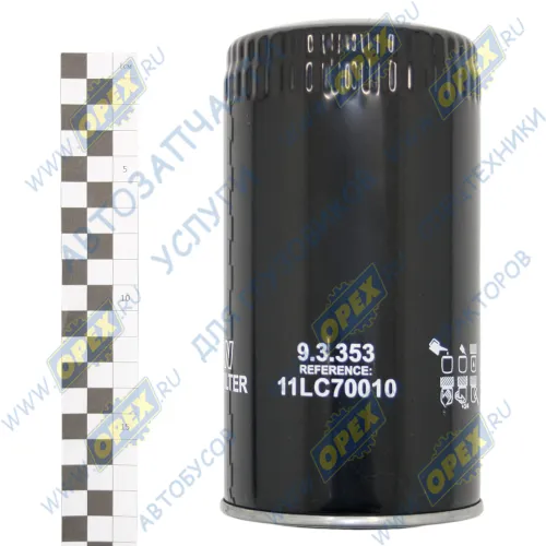 9.3.353 Фильтр топливный A=94 B=62 C=70 H=191 G=M 20 X 1.5 FRL, Kenworth, Kawasaki DAF LF45 (2001-2021); WK 929 x TSN2