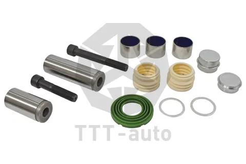 14803 РМК суппорта Wabco (направл., втулки, болты, пыльники, заглушки) SAUER ACHSEN (1970-2020), WABCO (1970-2020); 14 деталей TTT