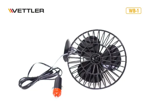 17918 Вентилятор салонный(кабины) 12в; 12V 15 Вт. на присоске D10см WB-1 VETTLER