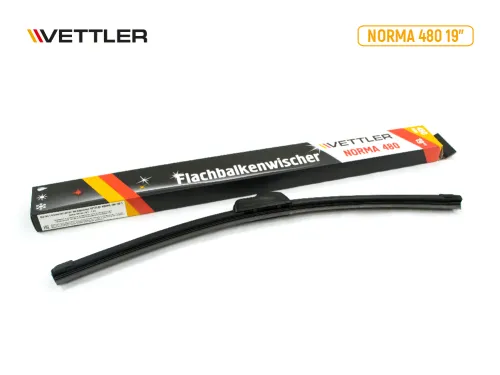 VENORMA480 Щетка стеклоочистителя 475-480мм [19"]; бескаркасная NORMA VETTLER