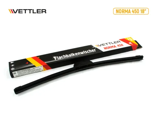 VENORMA450 Щетка стеклоочистителя 450мм [18"]; бескаркасная NORMA VETTLER