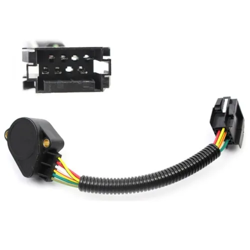 01055VLT Педаль газа VOLVO FH12 (1993-2020); 6pin черная прямоугольная фишка с проводом ViLiTaN