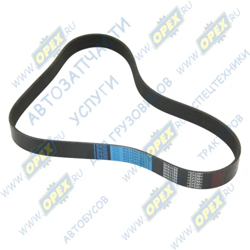 8PK1180 Ремень поликлиновой 8РК1180 Mazda 6 2.0Di 02> MB: Axor 2279 hp 2004--> MB: Econic279 hp 2000--> MB: Vario 177 hp 2006--> MB O 500 (2 ViLiTaN