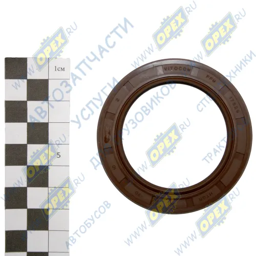 17529 Сальник (манжета) правого вращения 50х70х10 коленвала, передний с насечкой,; (2.2-50x70x10) 240-1002055 Vitocom2