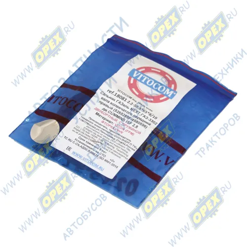 18081 Сальник 50,3х65х8/10 передний коленвала (РТИ+сталь) Газель Бизнес (дв. Cummins 2.8) Vitocom