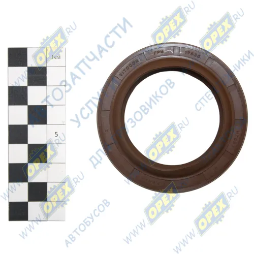 17535 Сальник (манжета) 51х76х9,5/14,5 втор.вала КПП Г53/ПАЗ/УАЗ (0х0х15); (2.2-51x76x9,5/14,5) 51-1701210 Vitocom2